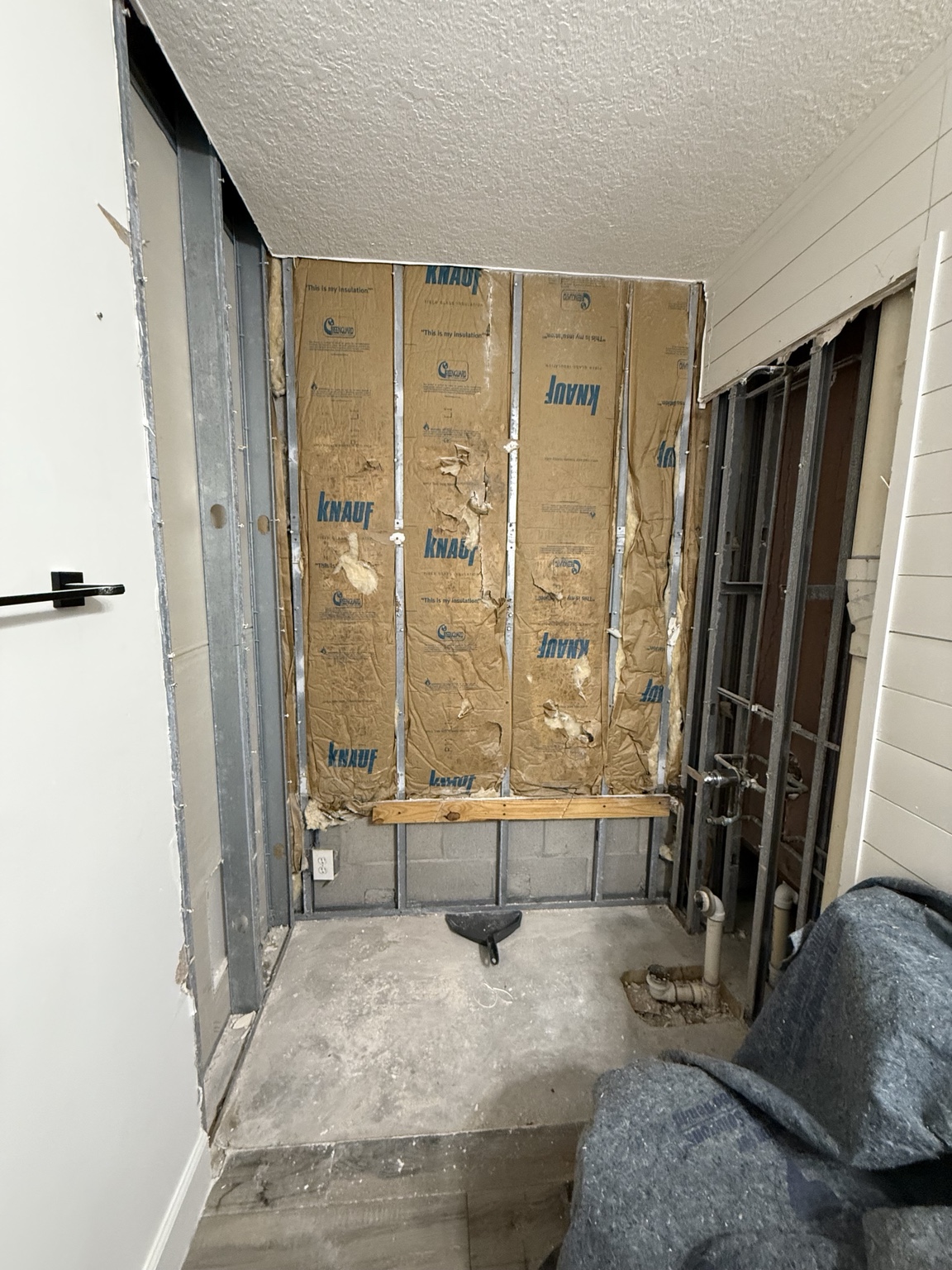 Moisture-damage renovation — in progress